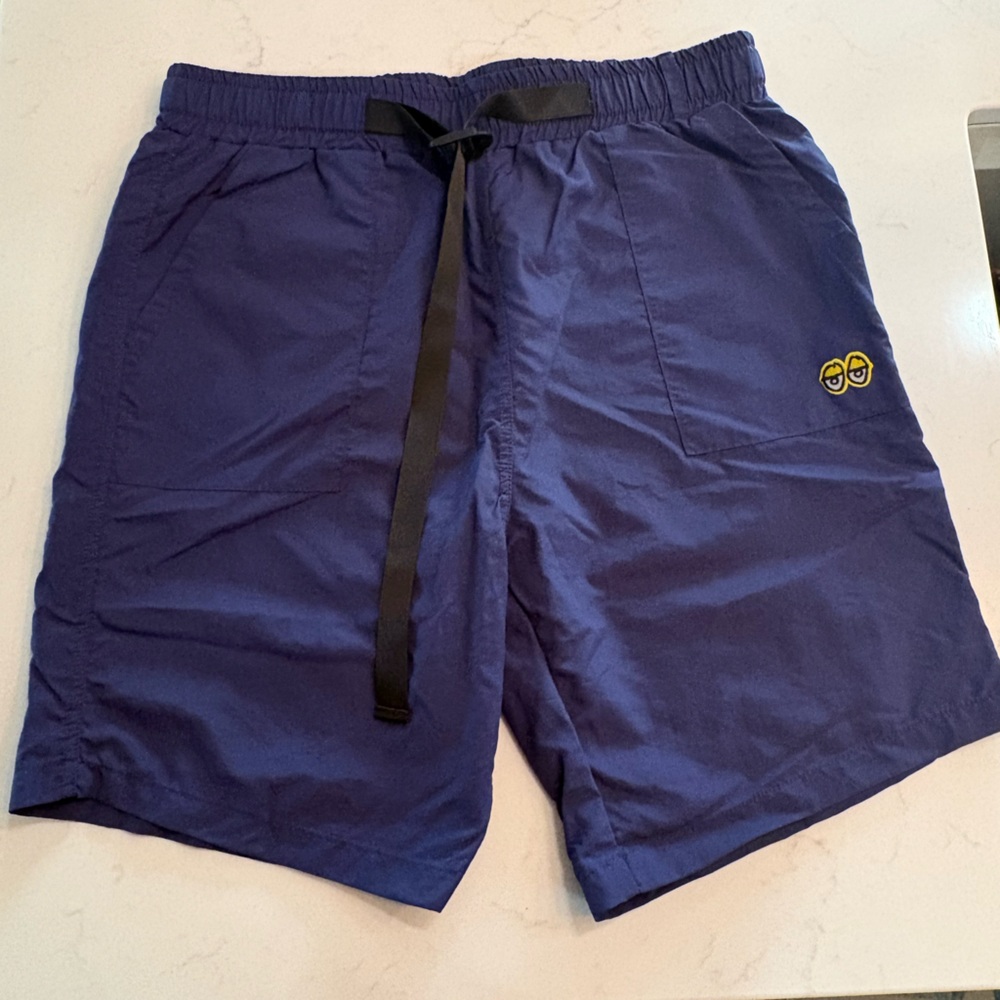 Navy Blue Unisex Baggy Shorts
